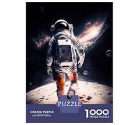 Rompecabezas para Adultos 1000 Piezas Astronaut in Outer Space Rompecabezas para Adultos Juguete Decoración De Pared Patrón De Ensamblaje Actividades Divertidas En Casa 38x26cm/1000pcs