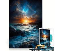 Rompecabezas para Adultos,1000 Piezas,Azure Odyssey,articulaciones Suaves,Divertido Juego cognitivo,Juguete para Jugar casualmente,Regalo de cumpleaños para la Mente (50x75cm)