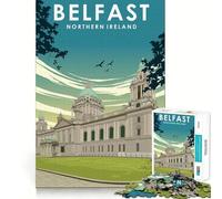 Rompecabezas para Adultos,1000 Piezas,Belfast,Irlanda del Norte,Clean Fit,Decoración,Juego Divertido para Pensar,Tiempo Acogedor,Regalo de cumpleaños,Afición (38x52cm)