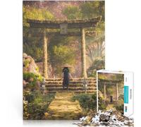 Rompecabezas para Adultos 1000 Piezas Bienvenido a casa Entrena tu Cerebro y Tus Manos con Piezas de Formas aleatorias Que se entrelazan Completamente 38x26cm