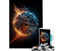 Rompecabezas para Adultos 1000 Piezas Bitcoin Universe V Ayuda a ejercitar el Cerebro Juego Educativo de ingenio para Mayores de 14 años 38x26cm