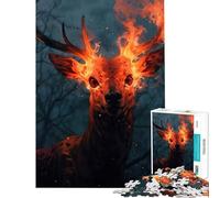 Rompecabezas para Adultos 1000 Piezas Blaze of Glory Juegos relajantes Desafío de Inteligencia Cerebral Juguetes adictivos Gran Regalo Actividades Familiares (Tamaño 38x26cm)