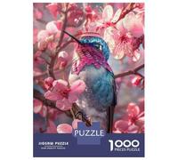 Rompecabezas para Adultos 1000 Piezas Blue Hummingbird Rompecabezas para Adultos Juegos De Relajación Carrera De Velocidad De Manos Juego Desafiante Regalos 52x38cm/1000pcs