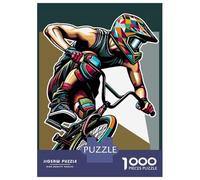 Rompecabezas para Adultos 1000 Piezas BMX WPAP Pop Art Rompecabezas para Adultos Juegos Relajantes Regalos para Mujeres Juegos Desafiantes Regalos 70x50cm/1000pcs