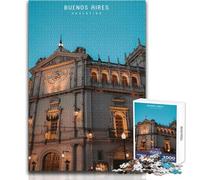 Rompecabezas para Adultos 1000 Piezas Buenos Aires Rompecabezas Juegos Familiares Aprendizaje Educativo Juguete Educativo Tamaño 50x75cm