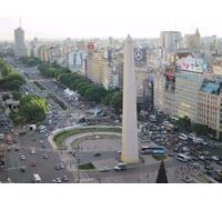 Rompecabezas para adultos, 1000 piezas BUENOS AIRES SKYLINE BRILLANTES, rompecabezas de madera con impresión argentina rio plata A225, rompecabezas desafiantes para amigos y familia, decoración de