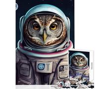 Rompecabezas para Adultos 1000 Piezas búho Astronauta decoración del hogar Juguetes Regalo para cumpleaños Juegos educativos Actividades Divertidas en casa tamaño 38x26cm
