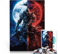 Rompecabezas para Adultos 1000 Piezas Caballero Luna Juego Familiar para aliviar el estrés: desafío difícil Regalo Divertido 52x38cm