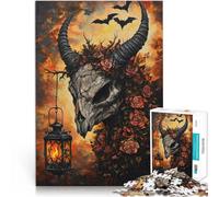 Rompecabezas para Adultos 1000 Piezas Cabra del Diablo Desafiante de completar, Pero Divertido y Gracioso. Regalo Divertido 52x38cm