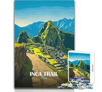 Rompecabezas para Adultos, 1000 Piezas, Camino Inca, Perú, póster de Viaje, Juego Educativo Familiar, decoración, Obra de Arte, Regalo, tamaño 38x26cm