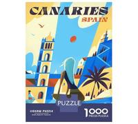 Rompecabezas para Adultos 1000 Piezas Canaries Spain Travel Rompecabezas para Adolescentes Juegos Relajantes Análisis Y Lógica Cumpleaños Y Navidad 70x50cm/1000pcs