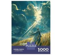 Rompecabezas para Adultos 1000 Piezas Celestial Guardian Rompecabezas para Adolescentes Juegos Relajantes Decoración Actividades Divertidas En Casa 52x38cm/1000pcs