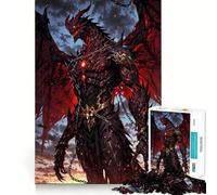 Rompecabezas para Adultos 1000 Piezas Chained Inferno Dragon Lord Premium Cut Play Creative Game Toy Idle Fun Time Christmas Art Display (50x75cm)