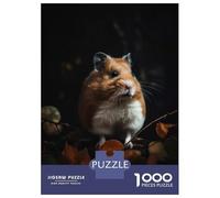 Rompecabezas para Adultos 1000 Piezas Charming Hamster Rompecabezas para Adultos Juegos Divertidos Desafío Difícil Diversión En Casa Actividades, 52x38cm/1000pcs