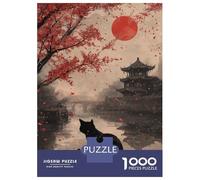 Rompecabezas para Adultos 1000 Piezas Cherry Blossom Serenity -7 Rompecabezas para Adolescentes Juegos Relajantes Análisis Y Lógica Cumpleaños Y Navidad 52x38cm/1000pcs