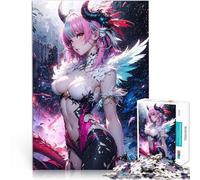 Rompecabezas para Adultos 1000 Piezas Chica de Cuento de Hadas de fantasía Acertijo para Cada Pieza es única: un desafiante y Divertido Juego Familiar 52x38cm