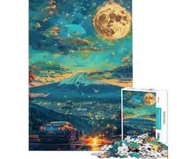 Rompecabezas para Adultos 1000 Piezas Cielo Estrellado Autos Deportivos Rompecabezas para Adultos Juguetes de Bricolaje desafío difícil Oferta como Regalo para Toda la Familia (tamaño 38x26cm)