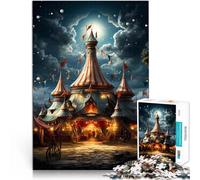 Rompecabezas para Adultos 1000 Piezas Circo Maravilloso para el Juguete de desafío de Juego Educativo Decoración del hogar 52x38cm