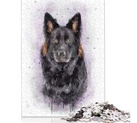 Rompecabezas para adultos 1000 piezas Clásico viejo perro pastor alemán Wa Rompecabezas de papel Rompecabezas relajante Juego de rompecabezas Rompecabezas 1000 piezas (75x50 cm)