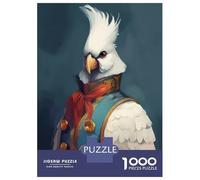 Rompecabezas para Adultos 1000 Piezas Cockatoo Bird Precious Rompecabezas para Adolescentes Juegos Relajantes Una Obra De Arte Cumpleaños Y Navidad 52x38cm/1000pcs