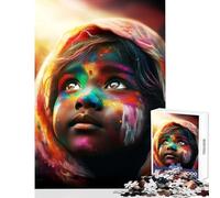 Rompecabezas para Adultos 1000 Piezas Colores de la Devoción Juguetes antiestrés Regalo para cumpleaños Juego Imposible Potencia el Amor Entre Parejas Tamaño 38x52cm