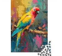 Rompecabezas para Adultos 1000 Piezas Colorful Parrot Art Print-8 Rompecabezas para Adultos Juegos Relajantes Que Mejoran La Memoria Regalos Y Cumpleaños Únicos 38x26cm/1000pcs