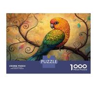 Rompecabezas para Adultos 1000 Piezas Colorful Parrot Wall Art Print-1 Rompecabezas para Adultos Juegos Divertidos Desafío Difícil Diversión En Casa Actividades, 70x50cm/1000pcs