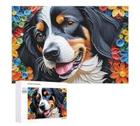 Rompecabezas para adultos, 1000 piezas, colorido retrato de perro, rompecabezas para adolescentes, juego para decoración del hogar, cumpleaños único y regalos, 1000 piezas