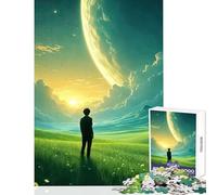 Rompecabezas para Adultos 1000 Piezas Contemplación Planeta Decoración del hogar Juguetes Grandes Regalos y Juguetes Juegos relajantes Actividades Divertidas en casa Tamaño 50x75cm