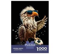 Rompecabezas para Adultos 1000 Piezas Cool Eagle Soccer Player Rompecabezas para Adultos Juego Práctico Decoración Actividades Divertidas En Casa 70x50cm/1000pcs