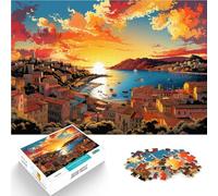Rompecabezas para adultos, 1000 piezas, Costa Brava, diversión familiar, decoración de pared, regalos únicos de cumpleaños y Navidad, 19.7 x 29.5 pulgadas para niños de 14 años