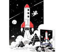 Rompecabezas para Adultos 1000 Piezas Cuentos cósmicos Decoración del hogar Juguetes Gran Regalo Juego Familiar Mejorar el Amor Entre Parejas Tamaño 38x26cm