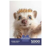 Rompecabezas para Adultos 1000 Piezas Cute Hedgehog Selfie Rompecabezas Juegos Relajantes Corte De Precisión Cumpleaños Y Navidad 38x26cm/1000pcs