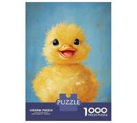 Rompecabezas para Adultos 1000 Piezas Cute Yellow Duckling Art Rompecabezas para Adultos Juego Familiar Análisis Y Lógica Actividades Divertidas En Casa, 52x38cm/1000pcs
