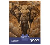 Rompecabezas para Adultos 1000 Piezas Dark Elephant Rompecabezas para Adultos Juegos De Relajación Análisis Y Lógica Oferta como Regalos para Toda La Familia 70x50cm/1000pcs