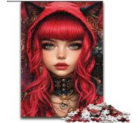 Rompecabezas para Adultos: 1000 Piezas de Anime de Chica y Gato Juego Familiar para decoración del hogar Mayores de 14 años (tamaño 50x75cm)