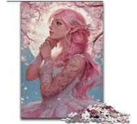 Rompecabezas para Adultos 1000 Piezas de Anime Sakura Girl, para Mayores de 14 años Cada Pieza es única Juego Divertido y desafiante para Toda la Familia Un Buen Regalo (tamaño 26x38cm)