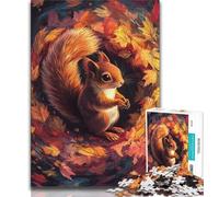 Rompecabezas para Adultos 1000 Piezas de Ardillas un Juego desafiante Ideal para Regalar a Toda la Familia 75x50cm