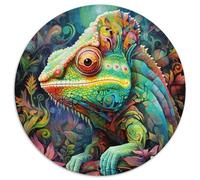 Rompecabezas para Adultos, 1000 Piezas de Art Chameleon, Rompecabezas de 1000 Piezas, Juego de ingenio para Adolescentes, Fiestas (67,5 x 67,5 cm)