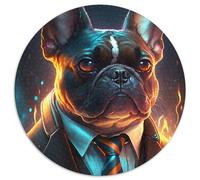 Rompecabezas para Adultos, 1000 Piezas de Boss Bulldog, cumpleaños o Vacaciones, Ideal como Juguete para Fiestas (67,5 x 67,5 cm)