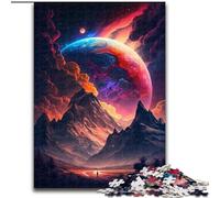 Rompecabezas para Adultos, 1000 Piezas de cartón de la Montaña Mística, Ideal para Adolescentes y familias, Regalo Ideal para Las Fiestas (26x38cm)