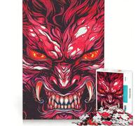 Rompecabezas para Adultos: 1000 Piezas de Demonios, Kabuki y Samuráis Juegos Familiares, interacción Entre Padres e Hijos, Regalos de Juegos desafiantes 50x75cm
