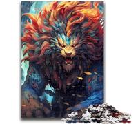 Rompecabezas para Adultos 1000 Piezas de Dios León Todopoderoso para un Juego Educativo desafiante, Juguete Toda la Familia, 26x38cm