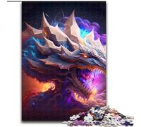 Rompecabezas para Adultos, 1000 Piezas de Dragón en Humo V, Ideal para Disfrutar en Familia en Navidad, Acción de Gracias, cumpleaños y Pascua (tamaño: 26x38cm)