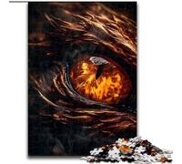 Rompecabezas para Adultos, 1000 Piezas de Dragones de la Tierra con Ojo Ámbar, Ideal para Disfrutar en Familia en Navidad, Acción de Gracias, cumpleaños y Pascua (tamaño: 26x38cm)