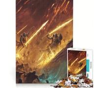 Rompecabezas para Adultos: 1000 Piezas de escenas de batallas fantásticas Juegos Divertidos para Relajarse intelectualmente y Fortalecer el Amor en Pareja 38x52cm