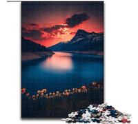 Rompecabezas para Adultos, 1000 Piezas de Hermosas montañas y Lagos para Adolescentes, Ideal para Jugar en Familia, un Regalo Que estimula el Cerebro tamaño 26x38cm