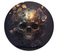 Rompecabezas para Adultos, 1000 Piezas de Hermosos Rompecabezas de Calaveras, desafiante Rompecabezas para Adolescentes, diversión Familiar para la Noche de Juegos, 67,5 x 67,5 cm