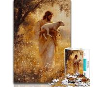 Rompecabezas para Adultos, 1000 Piezas de Jesús para Adolescentes, Juguetes, Cada Pieza es única, un Juego desafiante y Divertido para Toda la Familia (tamaño 75x50cm)