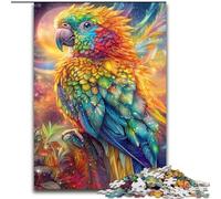 Rompecabezas para Adultos, 1000 Piezas de Loro Colorido, Ideal como Juego Educativo, desafío y Mejora la Memoria para niños de 14 años tamaño 50x75cm